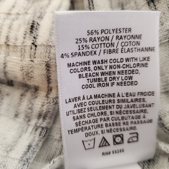 Express One Eleven Grey Draped Top SZ Medium - Picture 6 of 8